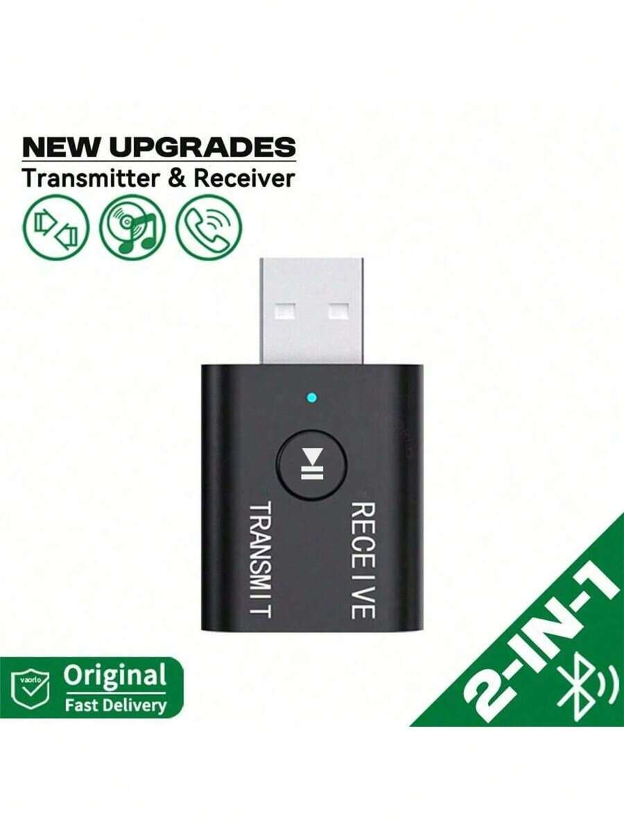 Adattatore Bluetooth AUX 5.0 Per Auto E Casa - Ricevitore Wireless Con Vivavoce, USB E Jack 3.5mm - Foto 10