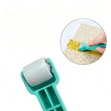 1 pieza/2 piezas Herramienta de ondulado rotativo de acolchado, pie prensador para plisado de tela, herramienta de prensado para bordado, apliques, tela y papel artístico