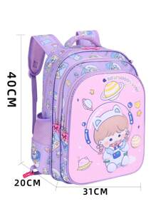 3 In 1 Kit Kids Backpack 3D PU School Bag Set Cute Cartoon Baby Girls - 16A-33-2 - View 2