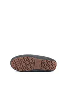 DREAM PAIRS Women's Fuzzy House Slippers Cozy Faux Fur Micro Suede Moccasins Slip On Loafer Shoes For Indoor And Outdoor - 灰色 - 查看 4