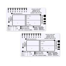 ECG 7 Step Ruler, ECG Ruler Plastic Ruler Measuring Tool, ECG 7 Step Ruler For ECG/EKG Interpretation, Transparent EKG Calipers Measuring Tool, Easy-To-Carry ECG Ruler, Follow A 7 Step Plan - Multicolor - View 16