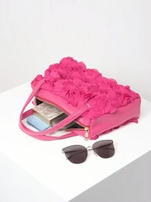 1 Stück vintage & lässige Kunstleder Tragetasche für Damen, elegante Blumen Damen Abend Clutch, geeignet für Urlaubsparty Kleider, Weihnachtsparty Kleider, Silvesteroutfit, Valentinstags Geschenk, Pendeln, Arbeit, Treffen, Party (Muster zufällig)