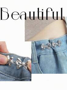 Kokarda Talia Ściągacz Klamra Spodnie Szpilki Bez Szycia I Bez Narzędzi Natychmiastowe Spodnie Regulowane Guziki Metalowe Antypoślizgowe Lekka Broszka Klips Sweter Szal Talia Akcesoria Ubrania Spódnica Talia Szpilka Do Jeansów Spódnice Spodnie Talia Ściągacz Akcesoria Torebka Urok Akcesoria Prezent Urodzinowy Święto Dziękczynienia Boże Narodzenie Walentynki Prezent Dla Dziewczyn I Kobiet