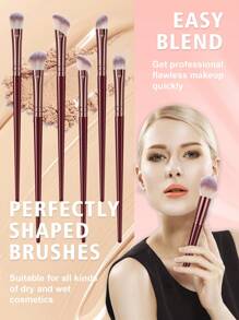 30pcs Makeup Brush Set, Including Powder Brush, Contour Brush, Blush Brush, Highlighter Brush, Eyeshadow Brush, Eyebrow Brush, Lash Brush, Eyeshadow Blending Brush, Etc. Soft Bristles, Portable, Ideal Travel Makeup Brush Set And Gift For Women And Girls. The Set Contains A Complete Range Of Makeup Brushes. - 彩色 - 查看 2