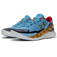 Under Armour Curry 2 Low 篮球鞋，男女通用，款式编号 3026276-402，运动鞋 - 藍色/黑色/棕色 - 查看 2