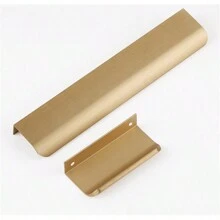 1 Stück Aluminium-Legierung unsichtbare Möbelgriffe seitliche Montage ohne Bohren für Kleiderschrank Schrank Schubladen Knöpfe Möbelbeschlag