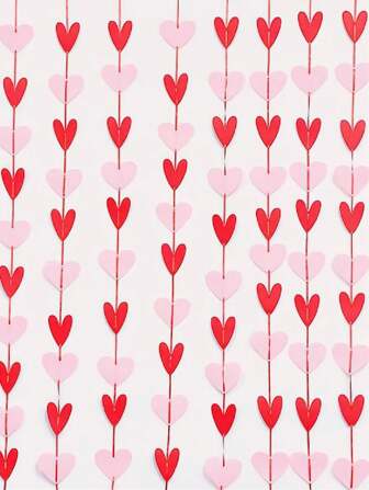 1 Set Of 10pcs/16pcs/35pcs Romantic Heart Shaped Hanging Decorations For Valentine's Day Proposal, Wedding Room, Wedding Ceremony