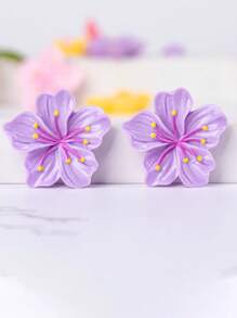 10pcs Mixed Cute Cream Resin Jewelry Accessories, Hair Clips, Hair Decorations (Slight Blemish On Back Is Normal)