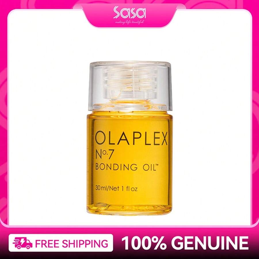 Aceite Bonding No. 7 1oz/30ml, aceite concentrado de alto brillo, protector térmico, suaviza y alisa visiblemente el cabello - 1oz/30ml - Ver 1