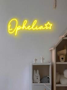 1 sztuka, niestandardowy neonowy znak LED dla dzieci - 9 stylów wzorów do wyboru, prezenty dla dziewcząt i chłopców, spersonalizowana dekoracja pokoju, prezenty neonowe, kolorowe neonowe znaki 3D, niestandardowe neonowe znaki, stylowe prezenty świąteczne, nowoczesne, kolorowe, kawaii, urocze, słodkie, swobodne, niestandardowe, spersonalizowane, wyjątkowe, dostosowane, syn, córka, na dzień dziecka, sypialnia, salon powrót do szkoły