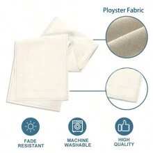 1pc Cartoon Cloud, Star And Moon Printed Table Runner, Imitation Linen Fabric Long Rectangle Indoor/Outdoor Festival Decoration For Dining Table Or Cabinet, Suitable For / Al-Fitr, Living Room Dining Table, Four Seasons Available. - Multicolor - View 6
