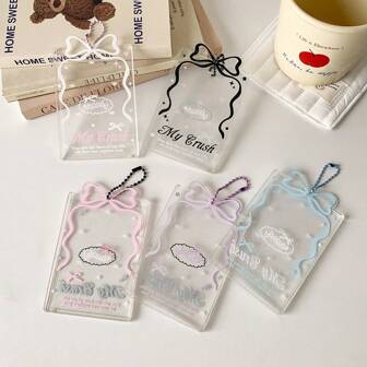 Card Holder, 3-Inch Mini Card, Keychain Pendant Back To School