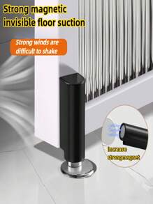 Magnetic Door Stopper, Brand New Silent Floor Door Stop With Lighting Anti-Kick Design, Easy Installation, Effective Prevention Of Tripping For Children And Elderly, Rust & Dust Proof - Multicolor - View 13