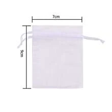 10/50/100 pièces Sacs cadeaux en organza, sacs pour cadeaux de mariage, taille 7*9cm, fournitures d'emballage cadeaux pour les fêtes, événements et fêtes, maison et vie, fournitures pour fêtes de mariage, pochettes cadeaux de centre de table, sacs d'emballage de cuisson, sacs d'emballage de cadeaux de bijoux, sacs à mailles pour cadeaux d'événements et de fêtes, convenant pour divers festivals, célébrations, fêtes en plein air, toutes les saisons, sacs anti-insectes pour fruits, retour à l'école, Saint-Valentin