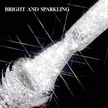 15ML Nagellack mit zerplatztem Blitz-Diamanten-Effekt, Neu zu Weihnachten, Halloween, Nachtclub, Internet-Star . Populär für Nagel-Bungee, reflektierend, funkelnder Glitzer, phototherapeutischer Glitzer, Pailletten-Nagellack, Laser Kaleidoskop Kleber für den Nagelsalon Gebrauch
