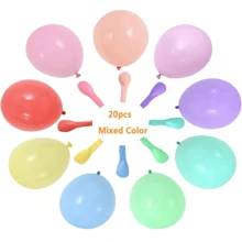 10/20/50/60/80 peças, (balões Macaron de 5 pol./12 pol.), Azul/Rosa, Balões Miniatura Mistos de Cores Variadas, Balões Macaron Multicoloridos para Decoração de Festa de Aniversário, Casamento, Noivado, Aniversário, Arco