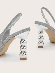 Women's Autumn/Winter High Heel Pointed Toe Fashion Pumps (Random Cut Stone Grain Vamp)