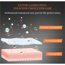 BUCICE 纹身贴膜保湿保护凝胶纹身防水保护膜纹身后护理凝胶 - 彩色 - 查看 6