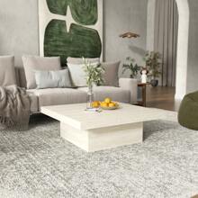 Galano Carmelo 35.4 In. Square Wood Top Coffee Table, Modern Coffee Table For Living Room  (12.2" H X 35.4" W X 35.4" D) - Sồi nhạt - Xem 11