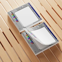 3pcs Drawing Retro Computer Drawing Board & Instant Message & Notepad Sticky Note Sticky Notepad Unique Creative Sticky Notepad - 3x3 Inch 50 Sheets Funny Office Note Pads - - Students Teachers Gift,School Supplies,Back To School - Black and White - View 4