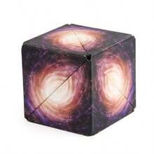 Black And White 3D Magic Cube Geometry Puzzle Puzzle Thanksgiving Christmas Gift Classic Decompression Infinite Inversion Cube