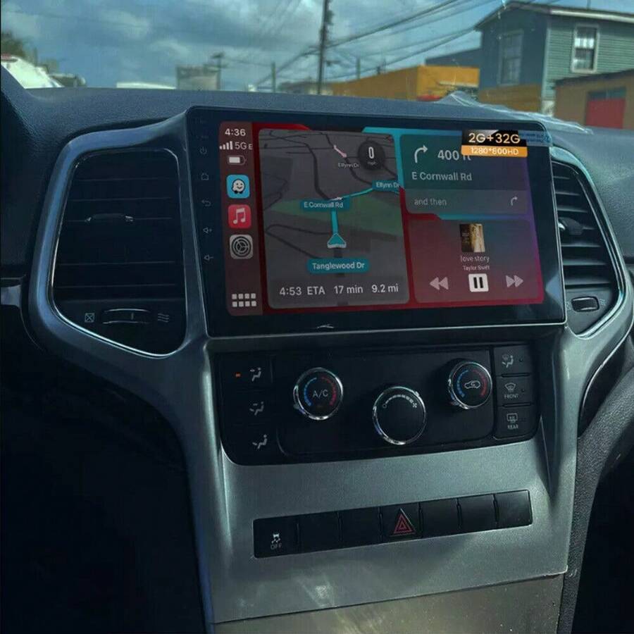 2+32G For Jee P Grand Cherokee 2008-2013 Car Stereo Radio GPS Navi Carplay Android 13