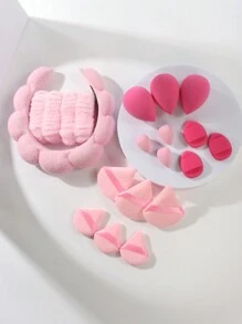 Set da 18 fasce per capelli attorcigliate, adatte per il lavaggio del viso, la pulizia del viso, l'applicazione del trucco, la rimozione del trucco, i viaggi, adatte per tutti i tipi di pelle, regali, viaggi, articoli economici, elementi essenziali per i viaggi - Multicolore - Visualizzare 13