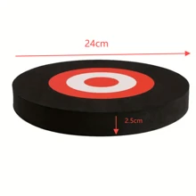 1 Premium Eva Foam Archery Target - Durable Round Mobile Outdoor Target For Archery Practice With Replaceable Design - Portable And Weather Resistant For Backyards And Outdoor Shooting Ranges