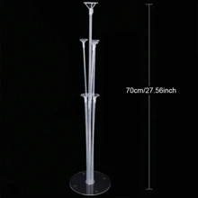 1set Birthday Balloon Stand Kit, Balloon Stand With Base And Pole For Wedding Birthday Party Decoration 70/130/160cm Base Can Be Filled With Water To Fix Balloon Columns