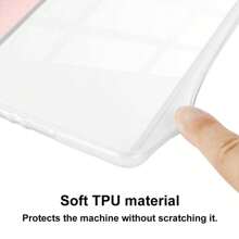 Étui pour Kindle Paperwhite 12ème génération 7" 2024, Kindle 11ème génération 6" 2024, KPW 1/2/3, Kindle Paperwhite 11ème génération 2021, Kindle 11ème génération 2022 6 pouces, Kindle 10ème génération 2019, Kindle Paperwhite 10ème génération 2018, Transparent ultra clair souple et flexible Couverture arrière en TPU avec fonction de veille/réveil automatique pour Kindle Paperwhite (rose)