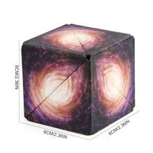 Black And White 3D Magic Cube Geometry Puzzle Puzzle Thanksgiving Christmas Gift Classic Decompression Infinite Inversion Cube