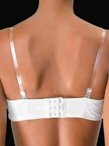 10Pcs Women Transparent Straps Bra Invisible Silicone Elastic Bra Straps Detachable Adjustable Shoulder Straps Anti Slip Underwear Intimates Accessories