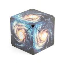 Black And White 3D Magic Cube Geometry Puzzle Puzzle Thanksgiving Christmas Gift Classic Decompression Infinite Inversion Cube