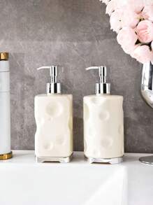 1 Stück nachfüllbare Badezimmer Flüssigseife/Shampoo/Toner Spender Flasche, Pumpflasche für Duschgel und Kosmetik Badezimmer Dekoration Herbstdekoration Schulanfang - Verschiedenfarbig - Übersicht 10