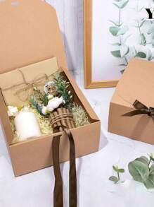 2pcs Square Gift Boxes, Flip Cover Gift Packaging Boxes, Wedding Favors, Birthday Holiday Gift Boxes Valentine's Day