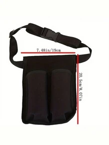 1Pc Therapist Waist Bag, Essential Oil Bottle Holster, Massage Lotion Belt Pouch Holder
