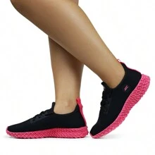 Ascensao Women Road Running Shoes - Màu Hồng Tươi - Xem 3