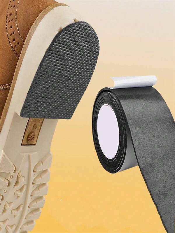 1 Roll Non-Slip Noise-Free Shoe Bottom Pads, High Heel Mute Pads, Self-Adhesive Shoe Hole Repair Tools & Accessories