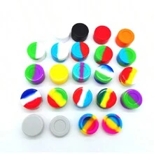 1/2/5pcs, 5ml Silicone Pill Box, Random Color Silicone Case, Portable Silicone Cream/Ointment Box - Multicolor Random - View 5