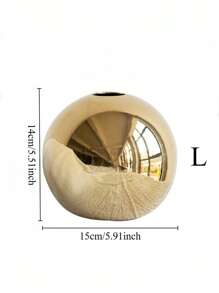 1PC Porcelain Vase With Geometric Stripe Gold And Silver Plating,Room Decor,Home Decor,Kitchen Decor,Wedding Decor,Table Decoration,Centerpieces,Office Decor,Garden Decor,Outdoor Decor