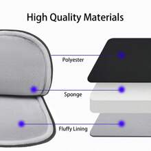Túi đựng máy tính xách tay, phù hợp với máy tính xách tay 11", 13", 14", 15", 16", Apple, Acer, ASUS, Túi đựng máy tính Chromebook - màu đen - Xem 3