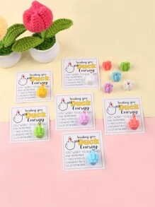 1pc Mini Middle Finger Duck Card Gift Christmas Halloween Decoration Handmade Gift Bag For Loved Ones And Friends