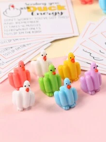 1pc Mini Middle Finger Duck Card Gift Christmas Halloween Decoration Handmade Gift Bag For Loved Ones And Friends