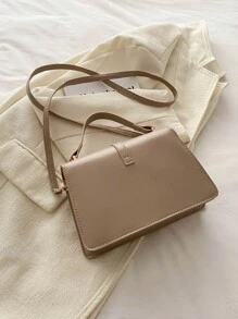 纯色学生学院街头简约时尚手提包，鳄鱼纹毛毡斜挎包，经典新月形单肩包，女士时尚流浪包手提包和钱包