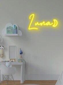 1 sztuka, niestandardowy neonowy znak LED dla dzieci - 9 stylów wzorów do wyboru, prezenty dla dziewcząt i chłopców, spersonalizowana dekoracja pokoju, prezenty neonowe, kolorowe neonowe znaki 3D, niestandardowe neonowe znaki, stylowe prezenty świąteczne, nowoczesne, kolorowe, kawaii, urocze, słodkie, swobodne, niestandardowe, spersonalizowane, wyjątkowe, dostosowane, syn, córka, na dzień dziecka, sypialnia, salon powrót do szkoły