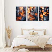 Set Of 3 Nature Art Wall Decor Boho Paintings, Neutral Mountain Wall Art Decor Forest Canvas Wall Art Poster Landscape Wall Art Artwork Modern Pictures Abstract Painting Watercolor Prints For Living Room Bedroom, Bedroom Aesthetic Pictures Wall Decor Over Bed Calming Wall Art Minimalist Forest Painting Art Canvas  Framed Wall Prints For Living Room(Grey)