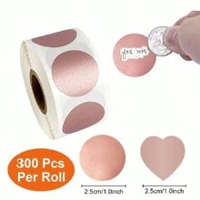 mayzolla 300pcs/Roll Scratch-Off Lottery Stickers 2.5cm, Perfect For Promotional Lottery Games, Hidden Messages, Educational And Fun School Supplies - Multicolor - View 11