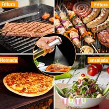 1 Pieza Botella De Aceite De Vidrio Tipo Prensa, Atomizador De Cocina Para Alimentos, Atomizador De Cocina Y Hogar, Botella Rociadora De Aceite Para Parrilla, Herramientas De Cocina, Botella De PuverizacióN De Aceite Para Alimentos Preparados, Fabricado De Vdrio Y Con Aspersor, Ideal Para RocíO LíQuido De Manera Fina Y Uniforme Sobre Los Alimentos, Atomizador De Aceite De Cocina - transparente - Ver 8