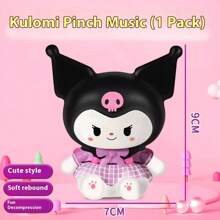 Sanrio 1pc Sanrio Dress Slow Rebound Pinch Music Stress Relieving Toy Kawaii Sanrio Kuromi Cinnamoroll Melody Decompression Stress Relief Squishy Y2K Hello Kitty Hand Pinch Toy Healing Gift