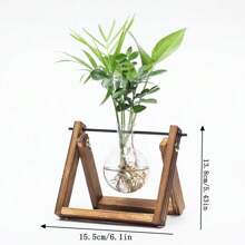 Vaso de vidro hidropônico para flores, decoração criativa para vasos de mesa, plantador suspenso para plantas aéreas e suculentas